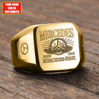 Merc Vintage Custom Name Classic Design Ring